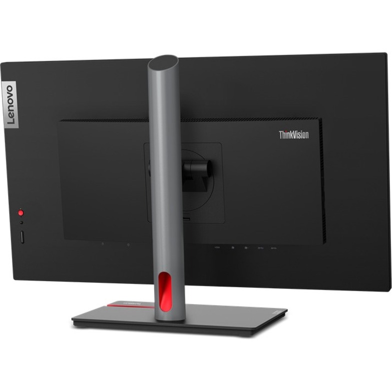 ThinkVision P27q-30 back left view lowered