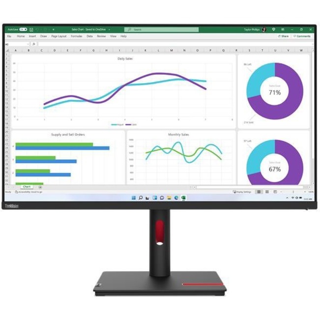 ThinkVision T32h-30 front view